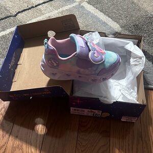 Skechers Kids' Pastel Light-Up Sneakers